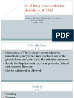 Treatment of Long Term Anterior Dislocation of TMJ
