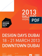 Design Days Dubai 2013 Gallery Highlights