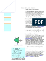 Thermodynamics efficiency calculations