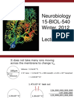 Neurobiology 15-BIOL-540 Winter, 2012