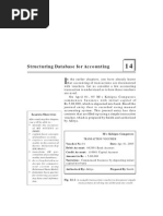 Structuring Database For Accounting: 504 Accountancy