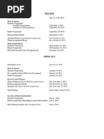 SDSU Academic/Holiday Calendar 2012-2013: Summer 2012 | PDF | Academic Term  | Traditions