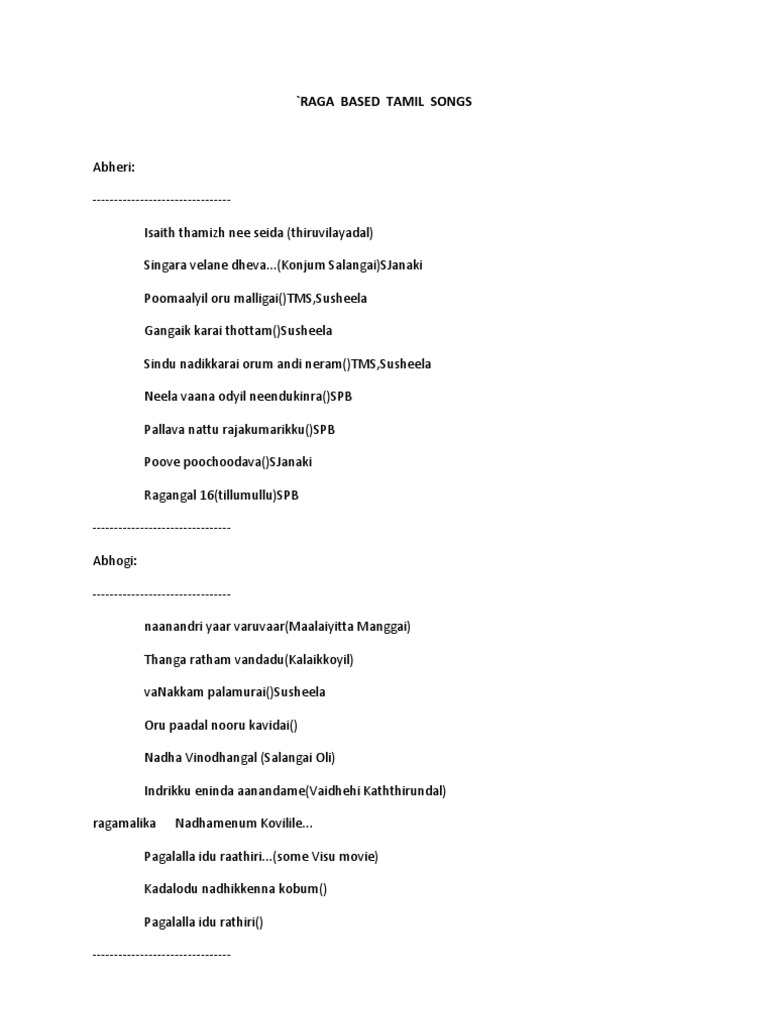 Ragam Tamil Cinema ragam tamil cinema