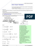 Motor Torque Calculation