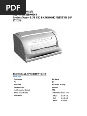 lipi dot matrix printer