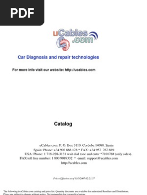 Car Diagnosis and repair technologies