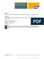 Step by Step Approach To Delete and Recreate Secondary Indices in Process Chains