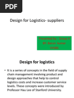 Design For Logistics