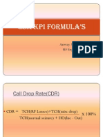 GSM KPI Formula