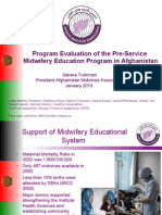 Program Evaluation of The Pre-Service Midwifery Education Program in Afghanistan