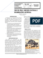 9. Deteccion de Celo, Servicio Natural e Inseminacion Artificial