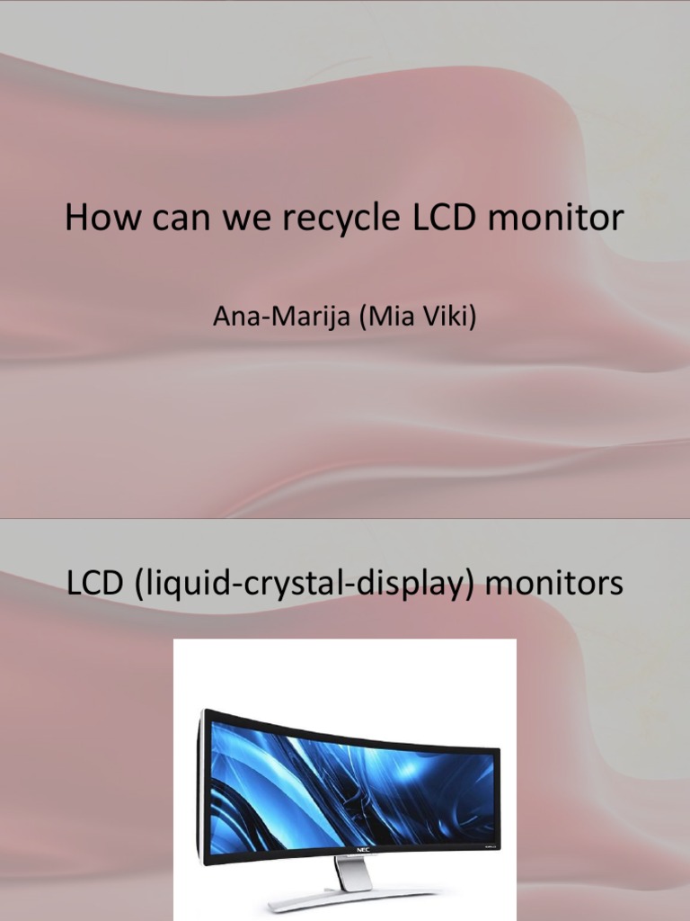 Recycling LCD Screen | PDF | Liquid Crystal | Liquid Crystal Display