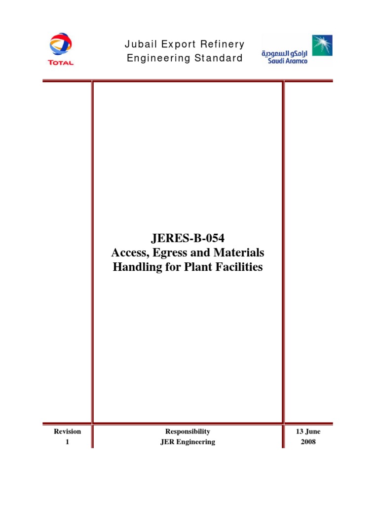 Access-Egress, Materaials Handling For Plant | PDF | Stairs | Nature