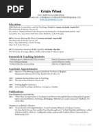 Download Curriculum Vitae - Kristin Winet by Kristin Winet SN121644139 doc pdf