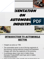 Presentation ON Automobile Industry