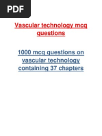 Download Vascular technology 1000 multiple choice questions by saimum90 SN121656801 doc pdf