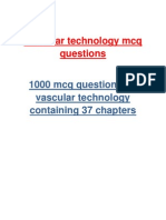 Vascular Technology 1000 Multiple Choice Questions