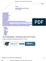 Java Programming:: Declarations and Access Control