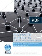 Access To Justice in Bosnia and Herzegovina