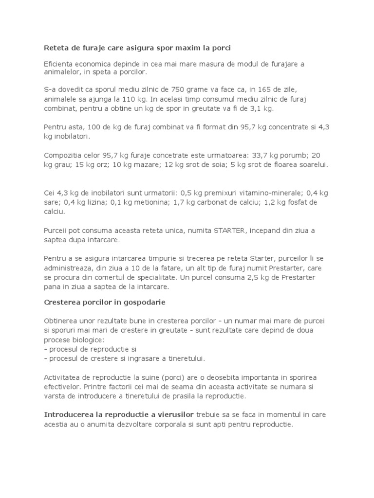 Reteta de | PDF