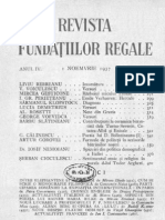 Revista Fundatiilor Regale an.04 nr.11 1937