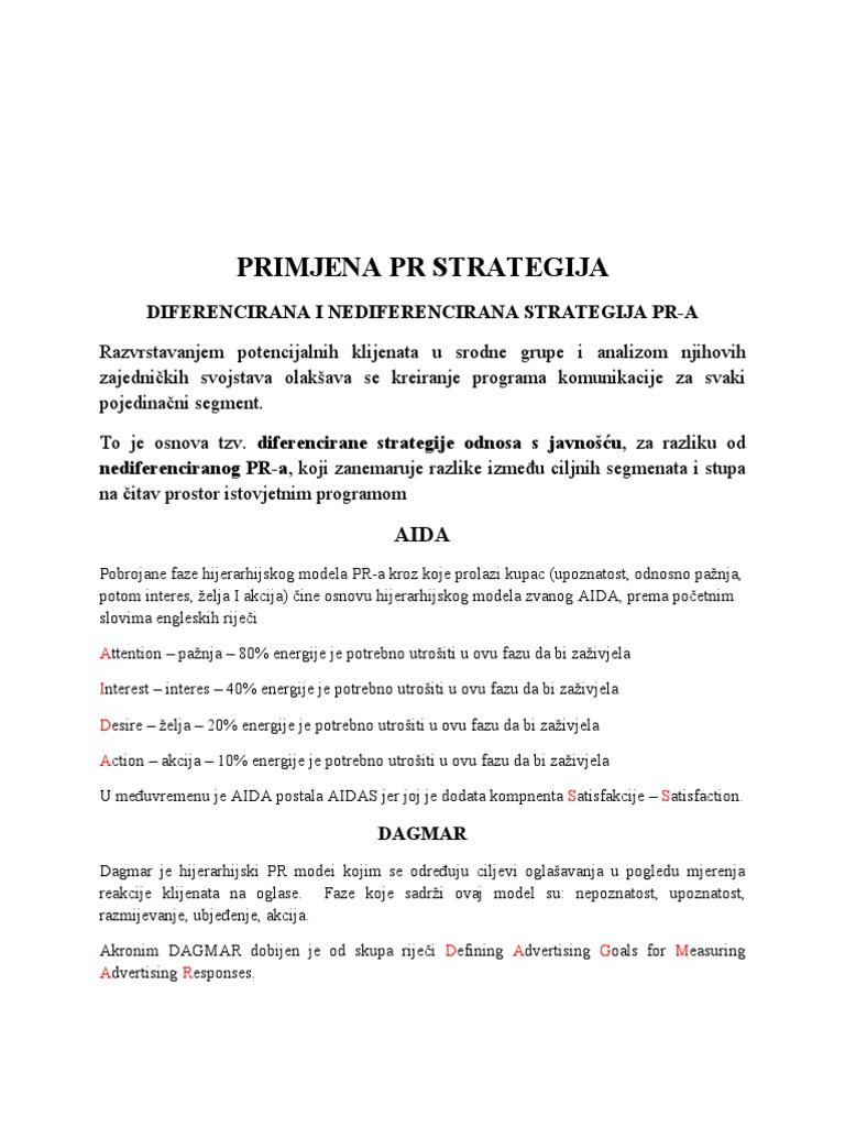 Predavanje 5 PR | PDF