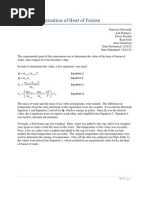 Heat of Vaporization Lab