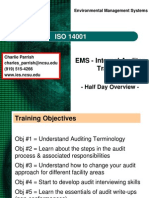 EMS Internal Auditor Training