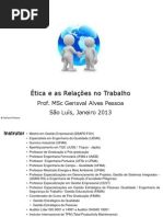 Ética e as relações no trabalho