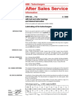 ABB Turbochargers VTR ..4 Series Lubrication Oil