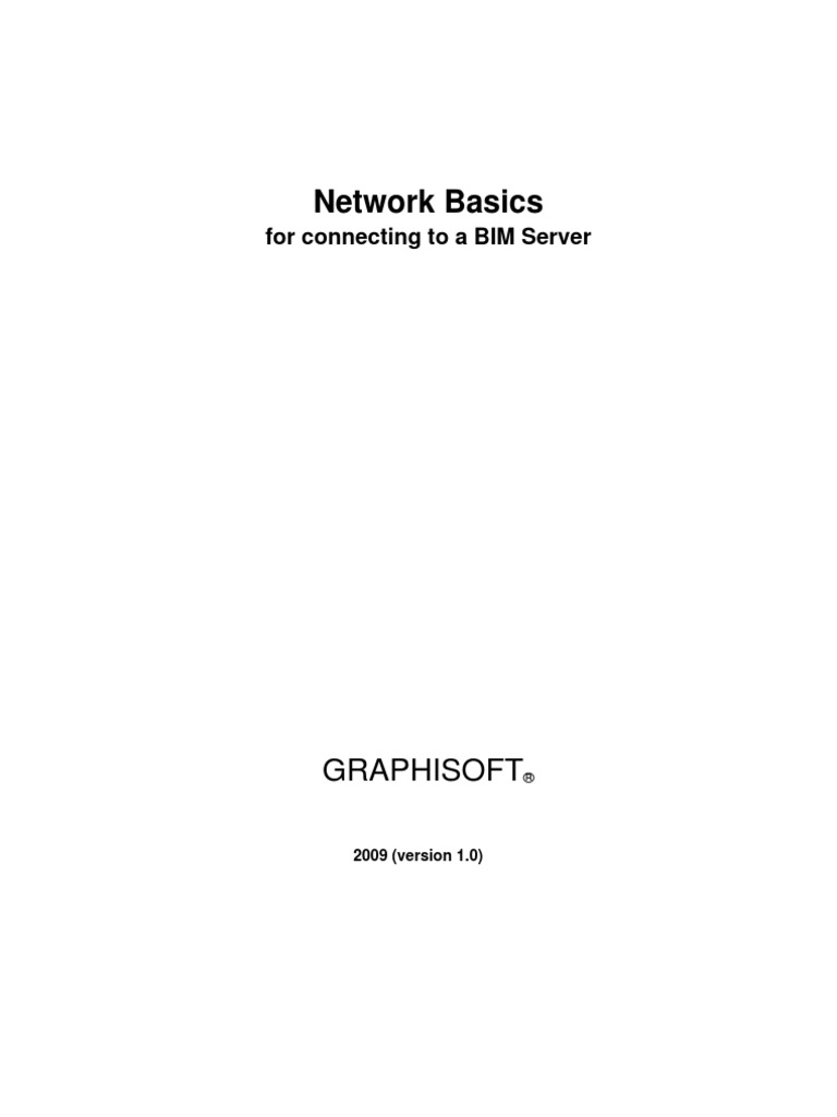 Network Basics: Graphisoft | PDF | Computer Network | Ip Address