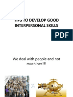 Tips To Develop Good Interpersonal Skills