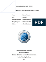 Reaksi-Reaksi Logam Transisi Dan Senyawanya