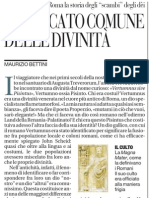 La Storia Della "Traducibilità" Degli Dei Tra Le Religioni Politeistiche - La Repubblica 23.01.2013