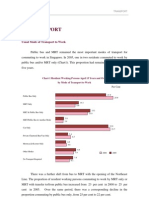 1 Transport: Usual Mode of Transport To Work