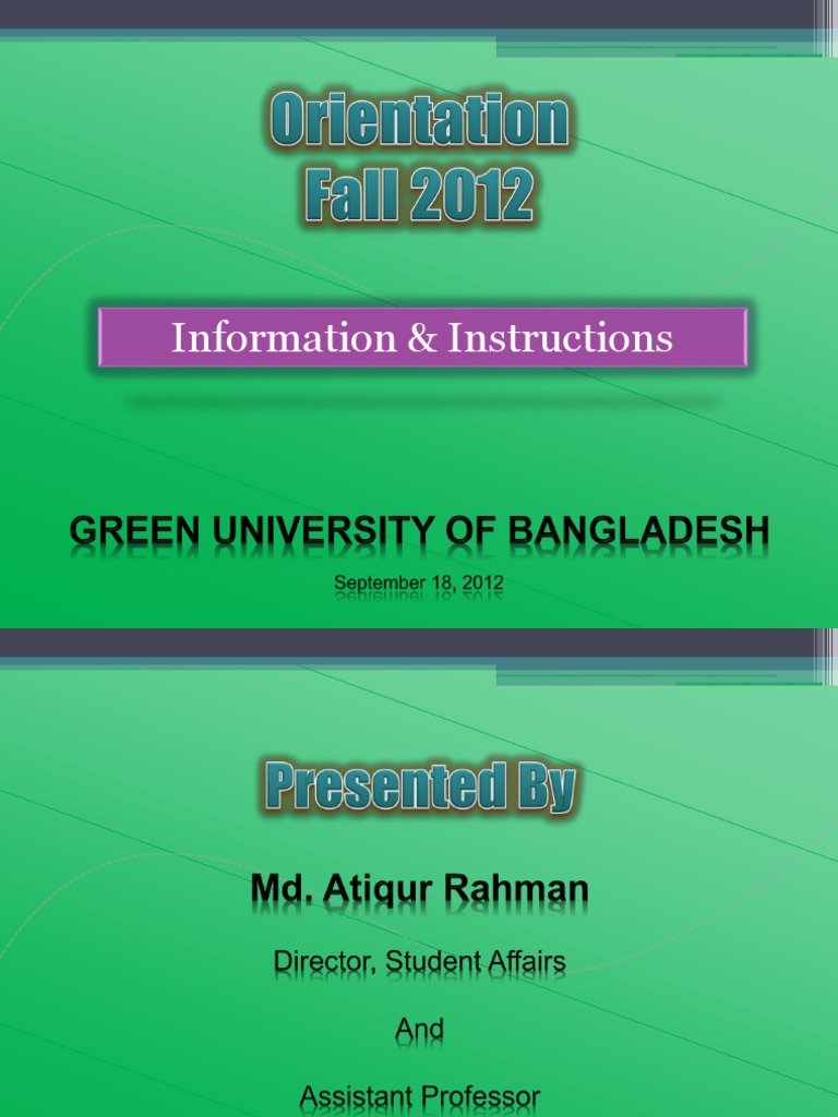 Orientation Program | PDF