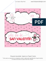 Imprimible Gratis-Colección San Valentín-Bee Mine Por Fara Party Design