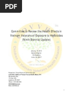 Download Committee to Review the Health Effects in Vietnam Veterans of Exposure to Herbicides Ninth Biennial Update by Children Of Vietnam Veterans Health Alliance SN121814872 doc pdf