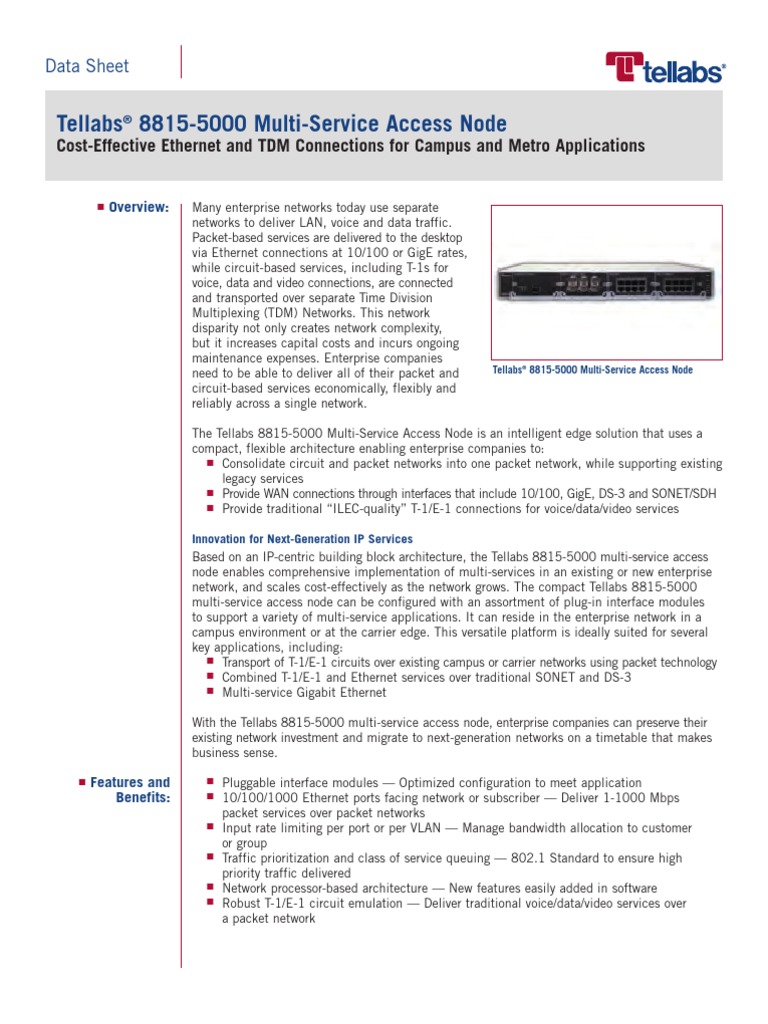 Tellabs | PDF