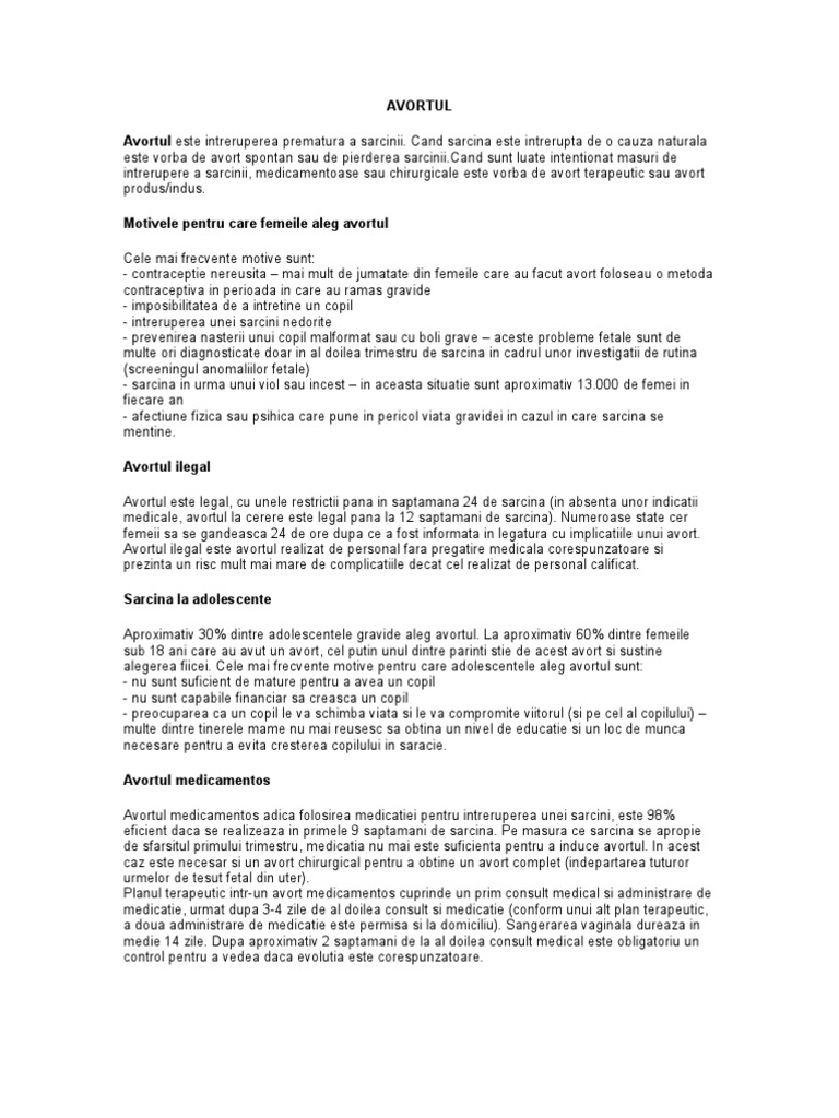 AVORTUL | PDF