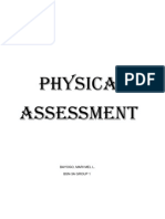 Physical Assessment: Bayogo, Mari Mel L. Bsn-3A Group 1