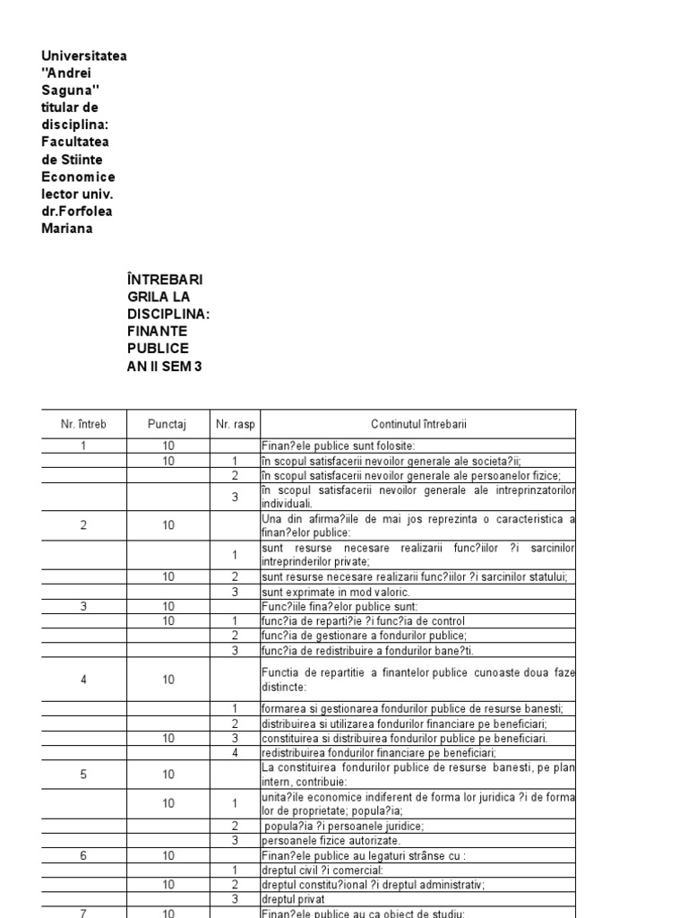 Grile | PDF