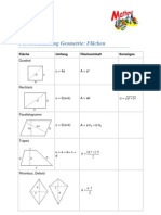 Mathe (Geometrie) Formelsammlung