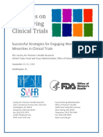 Dialogues on Diversifying Clinical Trials