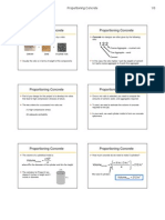 Cylinder Concrete Mix Proportations