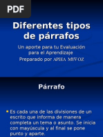 Tipos Parrafos