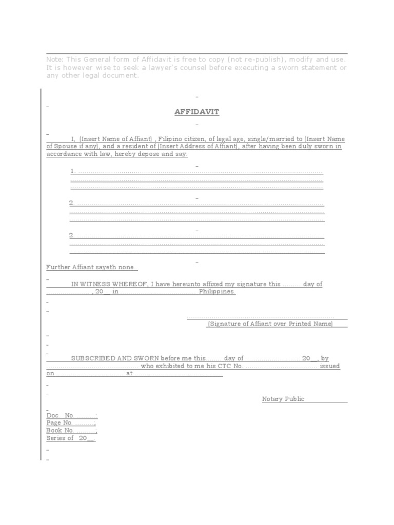 Legal Forms PDF