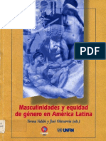 Masculinidades y Equidad de Genero en America Latina