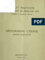 Pratt Institute Dressmaking Course