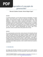 Caballero Baigorri Generaciones Articulo